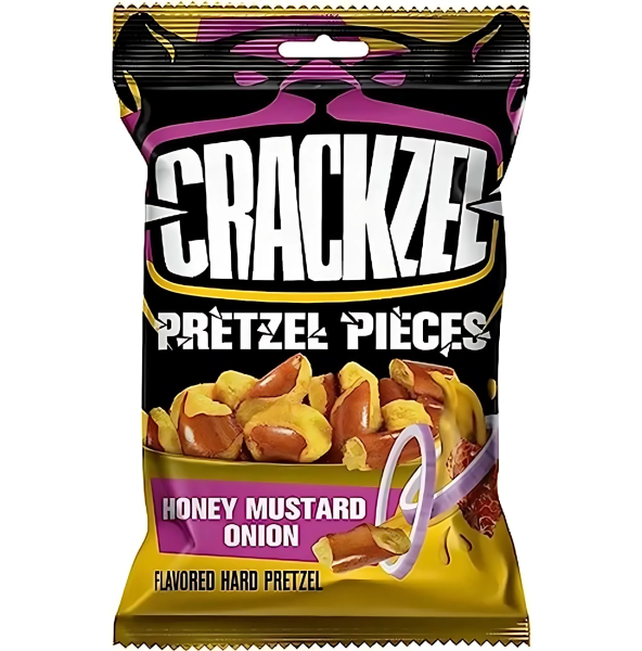 CRACKZEL - Pretzel Pieces Honey Mustard Onion 85g